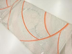 アンティーク　流水に花模様織出し袋帯（材料）